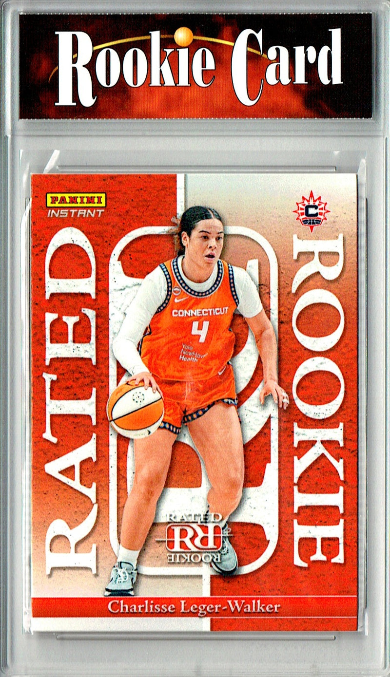 Charlisse Leger-Walker Rookie Card 2026 Panini Instant #RRR-8 Rated Rookie, Certified Mint+ Condition, Connecticut Sun Basketball