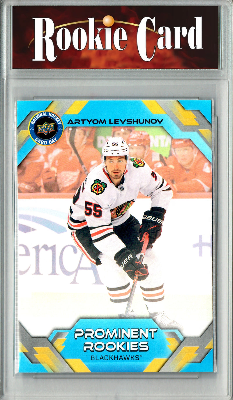 Artyom Levshunov Rookie Card 2026 Upper Deck #NHCD-8 National Hockey Card Day, Certified Mint+ Condition, Chicago Blackhawks Hockey