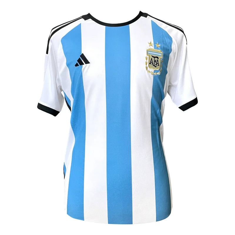 Lionel Messi Autographed Argentina World Cup 2022 Jersey Framed BAS Signed Leo
