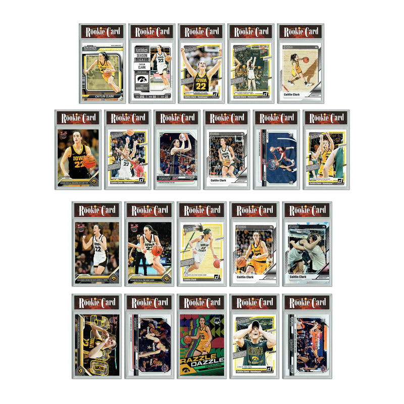 LOADED! All Caitlin Clark Collector's Box: 4 Certified Mint+ Rookie Cards from Women's Basketball