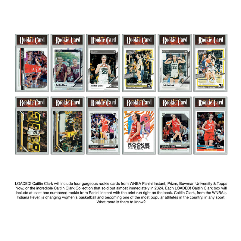 LOADED! All Caitlin Clark Collector's Box: 4 Certified Mint+ Rookie Cards from Women's Basketball