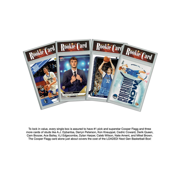 LOADED! 2026 Certified Mint+ Next Gen Basketball Collector's Box: 4 NIL/NBA Rookie Cards - Cooper Flagg, A.J. Dybantsa, Kon Knueppel, Darryn Peterson, Cameron Boozer & more