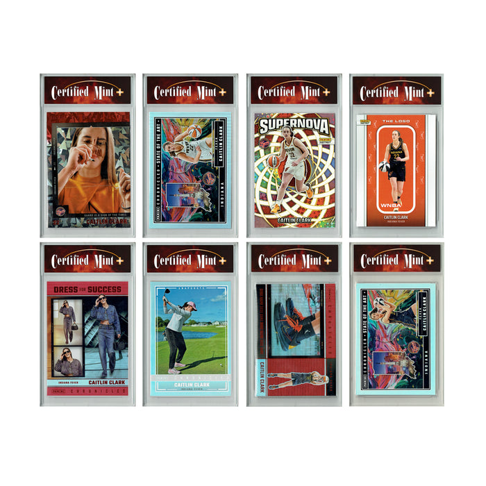 LOADED! All Caitlin Clark Collector's Box: 4 Certified Mint+ Rookie Cards