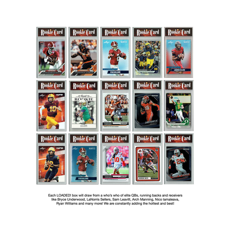 LOADED! College Football Certified Mint+ NIL Collector's Box - All Rookies - Arch Manning, Dante Moore, Jeremiah Smith, Bryce Underwood, Bo Jackson