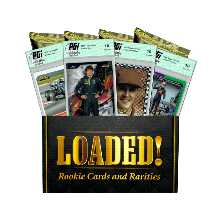 LOADED! PGI 10 Formula 1 F1 Collector’s Box Rookie Cards & Rarities - Max Verstappen, Lewis Hamilton, Kimi Antonelli, etc.