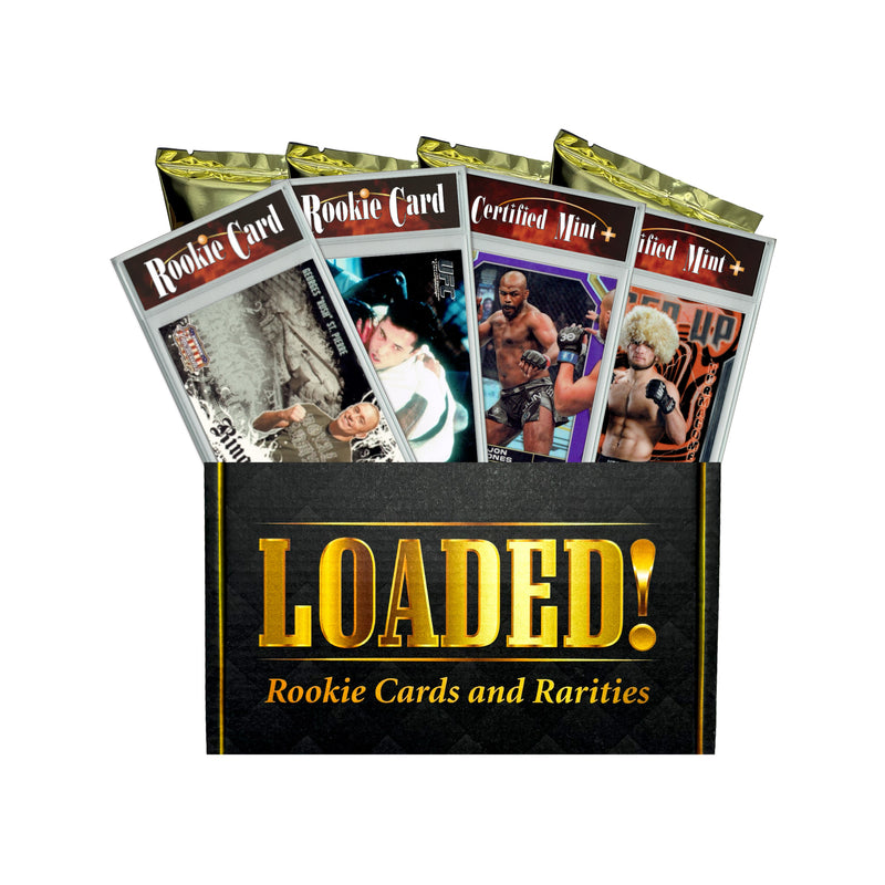 LOADED! MMA Fighter Collector’s Box 4 Certified Mint+ Rookie Cards & Rarities - GSP, Fedor, Gracie, Dana White, Connor McGregor, Liddell, & Anderson Silva