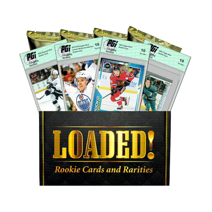LOADED! Hockey Collector’s Box PGI 10 Rookies & Rarities - Connor Bedard, Macklin Celebrini, Auston Matthews, Ovechkin, McDavid, Gretzky and more