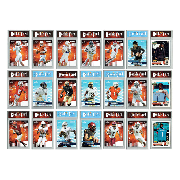 LOADED! 2025 Football Draft Collector's Box: 4 Certified Mint+ Rookie Cards – Cam Ward, Ashton Jeanty, Travis Hunter, Tetaroia McMillan, Jayden Daniels & More