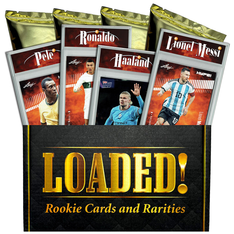 LOADED! Soccer Collector's Box: 4 Certified Mint+ Rookie Cards & Rarities - Lionel Messi, Lamine Yamal, Ronaldo, Pele, Kylian Mbappe and more