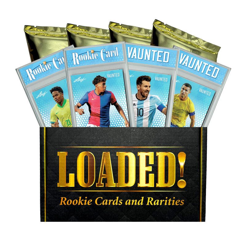 LOADED! All Vaunted Soccer Collector's Box: 4 Certified Mint+ Special Edition Cards - Only 5000 Made - Lamine Yamal, Lionel Messi, Pele, Cristiano Ronaldo, Endrick and more