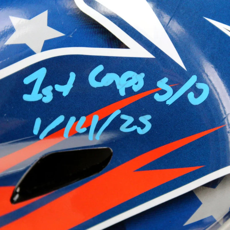 Logan Thompson Autographed Washington Capitals Goalie Mask Inscribed #D/25 IGM Signed