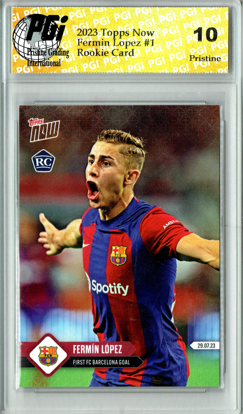 Fermin Lopez 2023 Topps Now #1 PRISTINE Rookie Card PGI 10