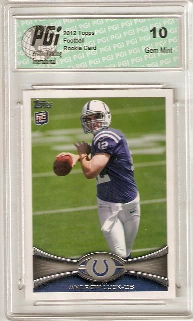 Andrew Luck 2012 Topps Factory Set SP #140 Rookie Card PGI 10