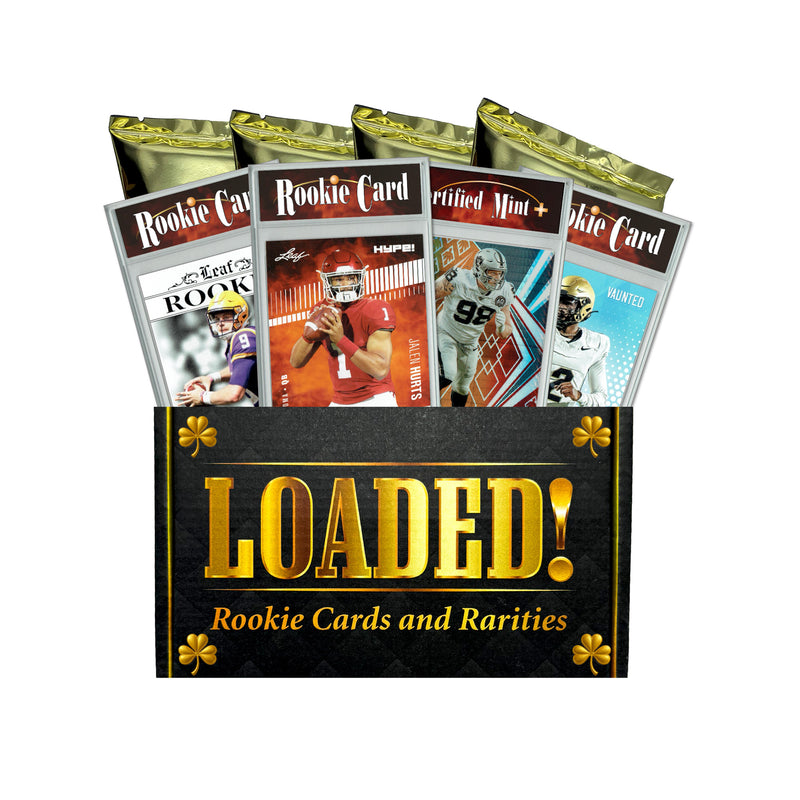 LOADED! Lucky Football Collector's Box: 4 Certified Mint Rookie & Star Cards - Joe Burrow, Jayden Daniels, Josh Allen, Travis Hunter and more
