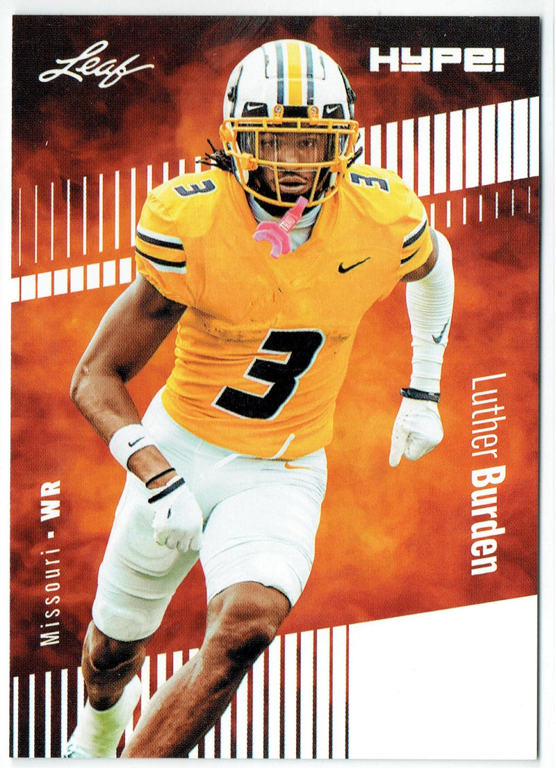 Mint Luther Burden 2024 Leaf HYPE! #LH-167 Only 5000 Made Rookie Card Missouri