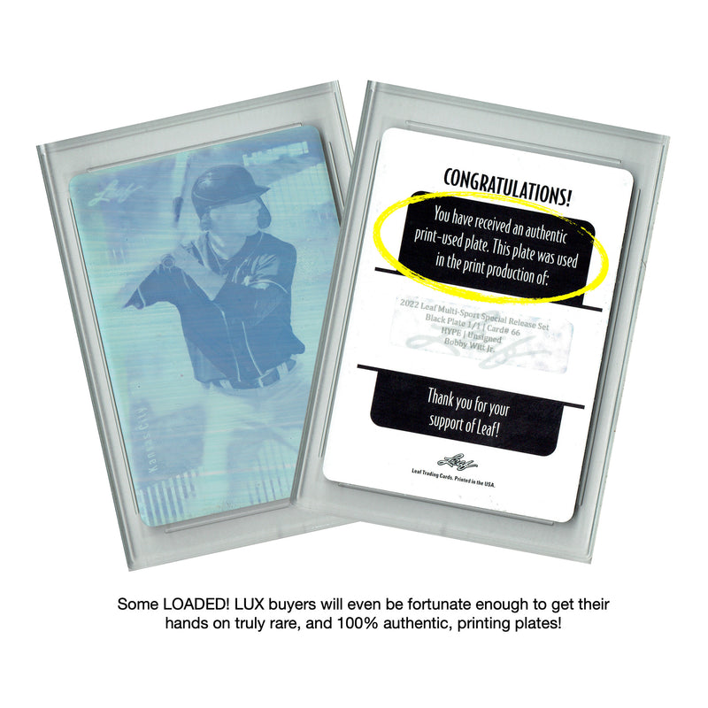 PGI 10 LOADED! LUX Baseball Limited Edition Collector's Box: 4 Leaf Rookie Cards & Rarities - Paul Skenes, Aaron Judge, Konnor Griffin, Shohei Ohtani and more