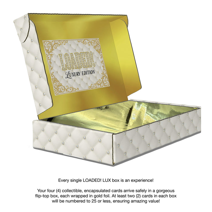 LOADED! LUX Soccer Limited Edition Collector's Box: 4 Certified Mint+ Leaf Rookie Cards & Rarities - Lamine Yamal, Lionel Messi, Pele, Cristiano Ronaldo & More