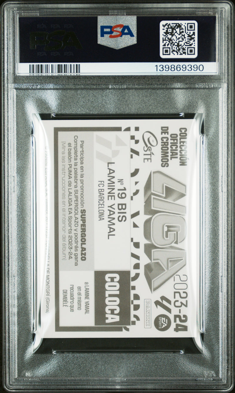 PSA 8 Lamine Yamal 2023 Este La Liga #19 Rookie Card Barcelona