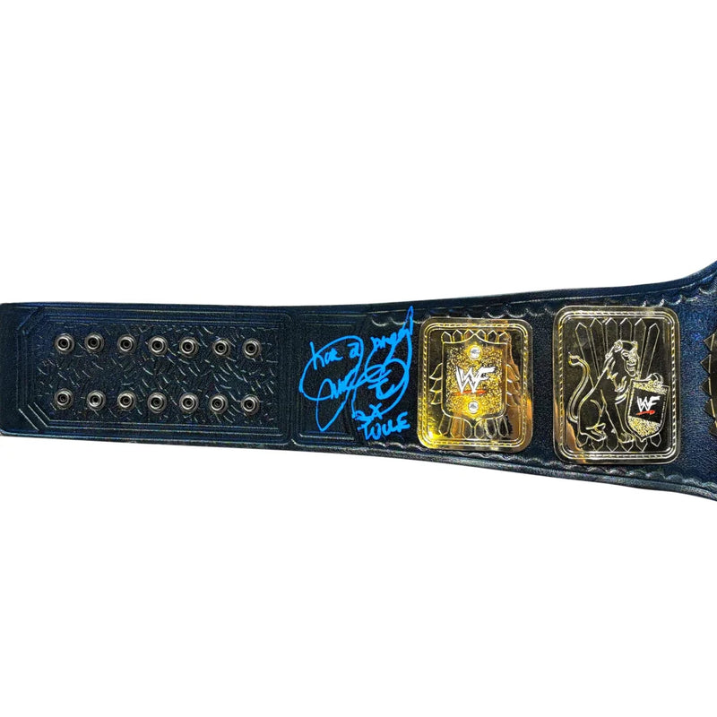 Mankind Mick Foley Autographed WWE WWF Attitude Era Championship Belt Signed JSA COA Inscribed