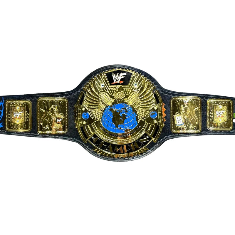Mankind Mick Foley Autographed WWE WWF Attitude Era Championship Belt Signed JSA COA Inscribed