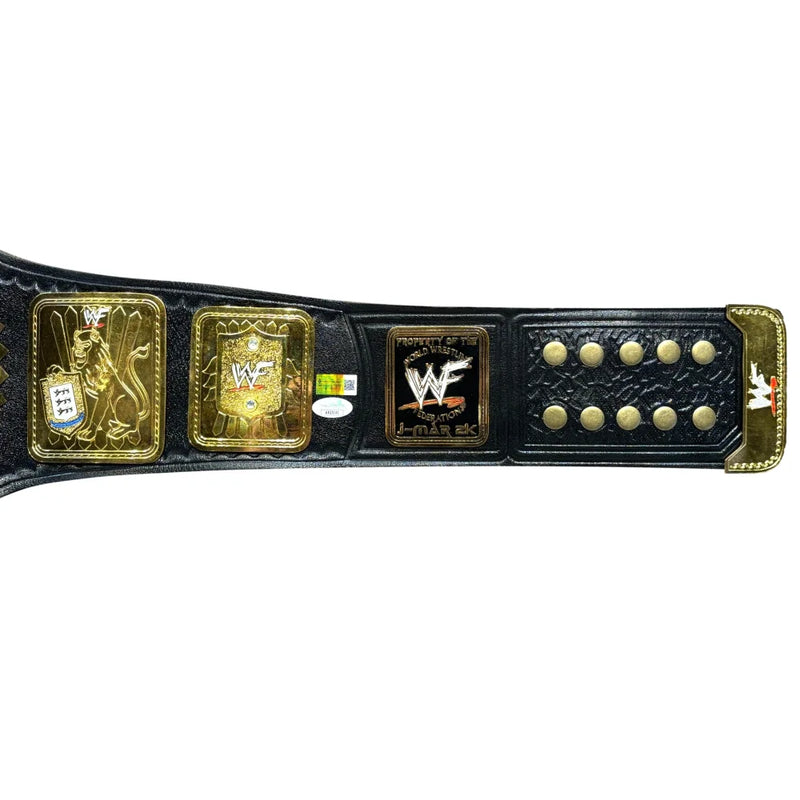 Mankind Mick Foley Autographed WWE WWF Attitude Era Championship Belt Signed JSA COA Inscribed