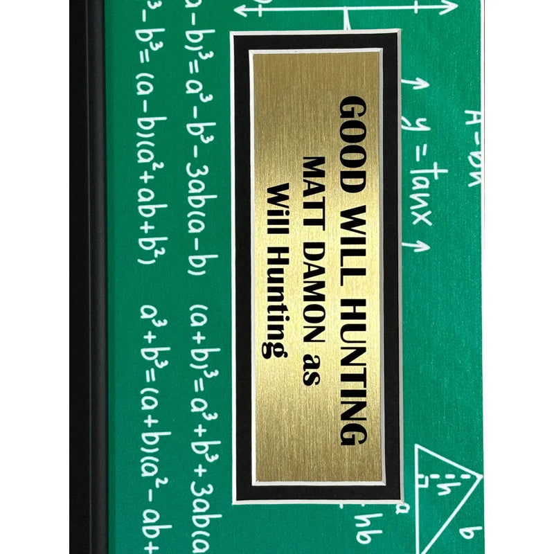 Matt Damon Autographed Good will Hunting Script Framed Collage BAS COA Photo Signed