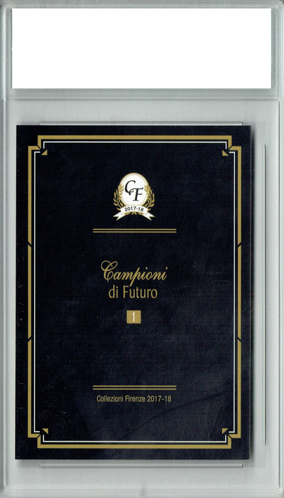 Certified Mint+ Kylian Mbappe 2017 Campioni di Futuro #1 Black Back Rookie Card France