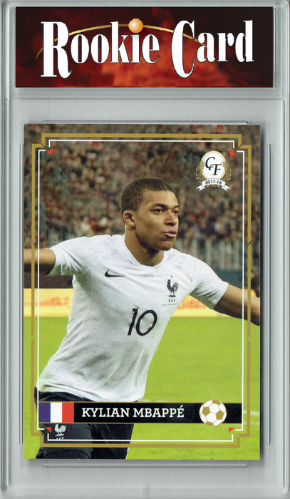 Certified Mint+ Kylian Mbappe 2017 Campioni di Futuro #1 Black Back Rookie Card France