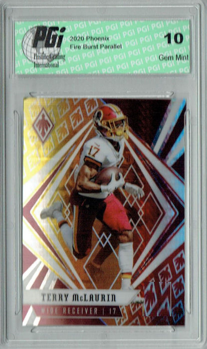 Terry McLaurin 2020 Phoenix #8 Fanatics Fire Burst Card PGI 10