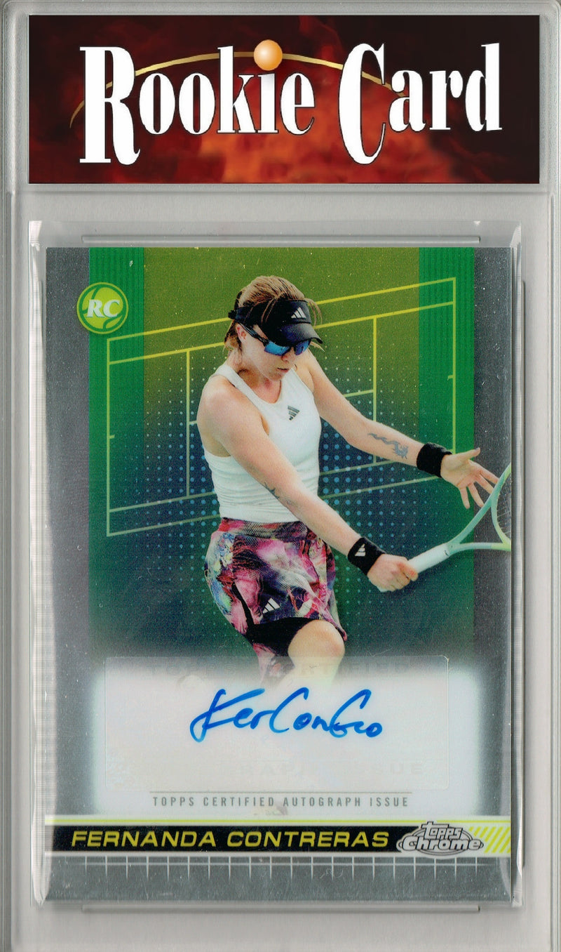 Certified Mint+ Fernanda Contreras 2025 Topps Chrome #TCA-FCS Auto Rare Trading Card Mexico