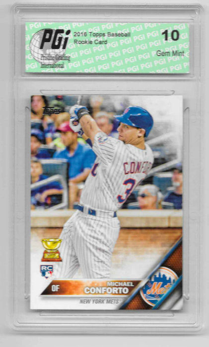 Michael Conforto 2016 Topps #232 Rookie Card PGI 10