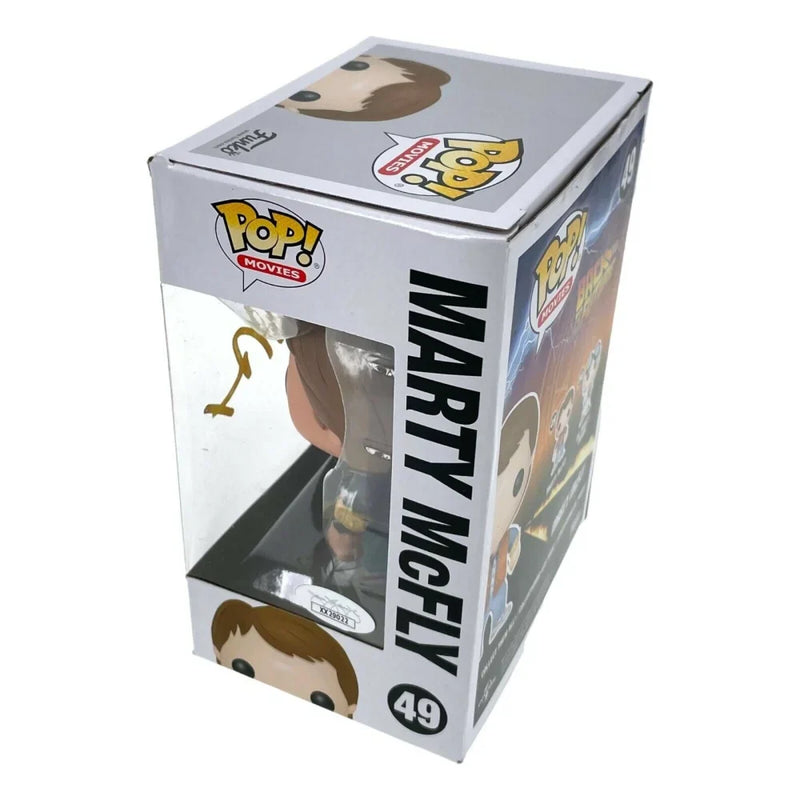 Michael J. Fox Autographed Back to the Future Funko Pop #49 Marty Mcfly PSA/DNA Slabbed