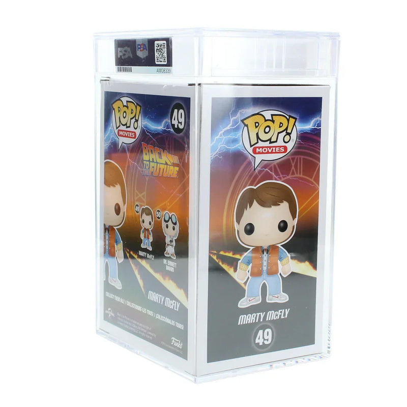 Michael J. Fox Autographed Back to the Future Funko Pop #49 Marty Mcfly PSA/DNA Slabbed