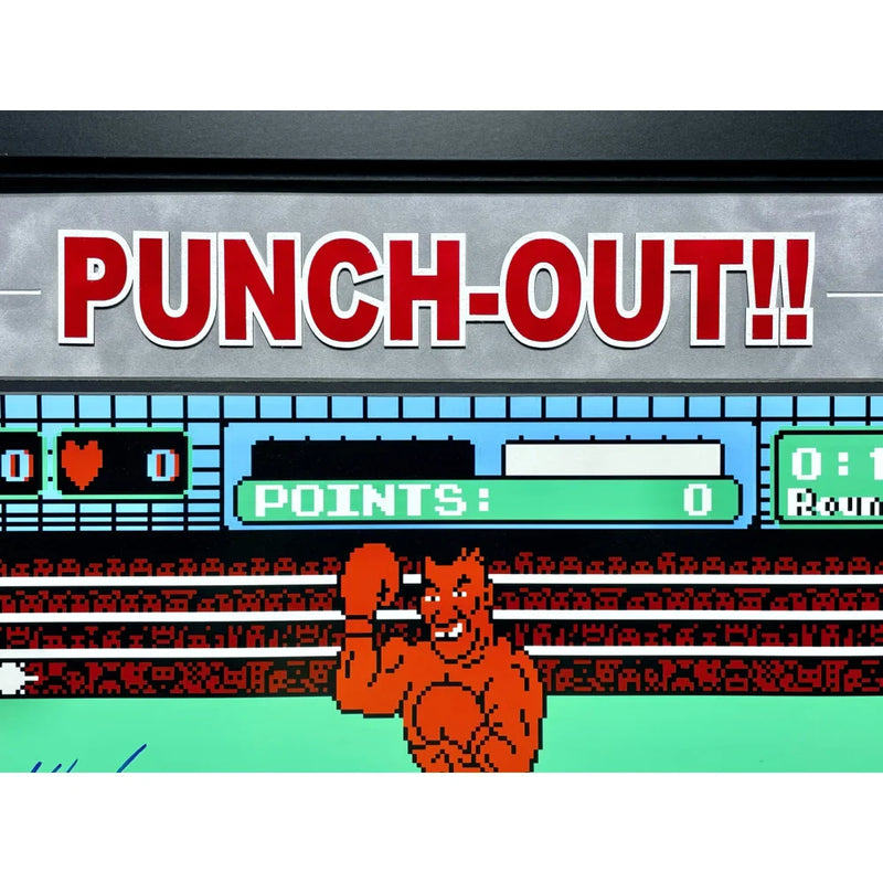 Mike Tyson Autographed Nintendo Punch out 16x20 Photo Framed Signed JSA Nes Game