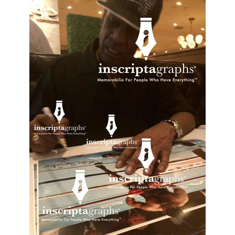 Mike Tyson / Michael Spinks Dual Signed Tyson vs. 16x20 Photo *91 Second KO* #D/20