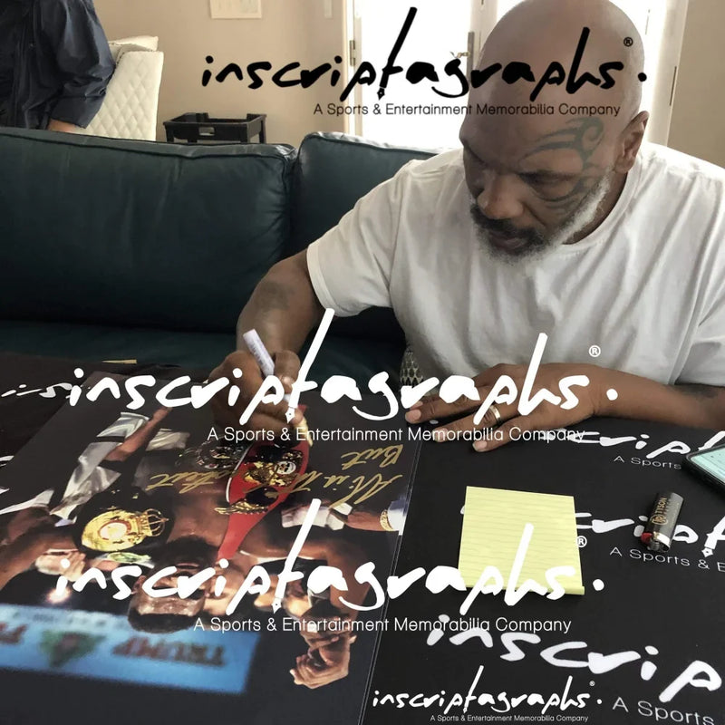 Mike Tyson Signed & Inscribed Tyson vs. 16x20 Photo "Ali Is The Greatest, But I'm The Baddest" #D/10
