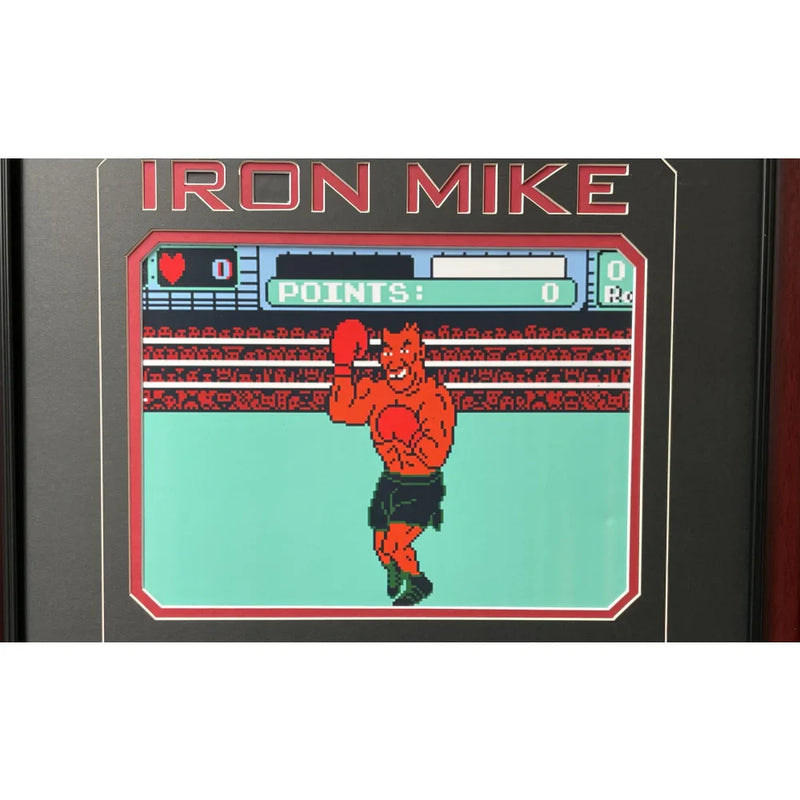 Mike Tyson Signed Original Punch-out Nes Video Game Cartridge Framed JSA COA Autograph