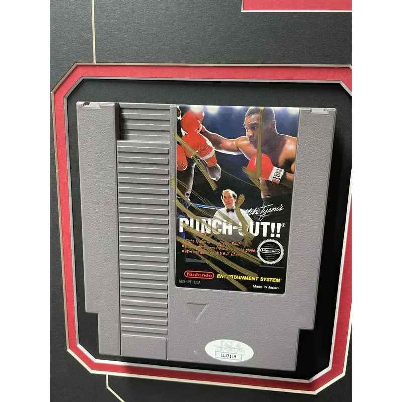 Mike Tyson Signed Original Punch-out Nes Video Game Cartridge Framed JSA COA Autograph