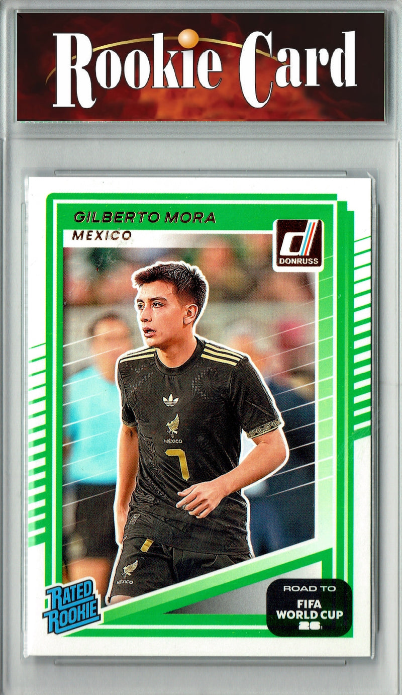 Gilberto Mora Rookie Card 2025 Donruss #214 World Cup, Certified Mint+ Condition, Mexico Soccer