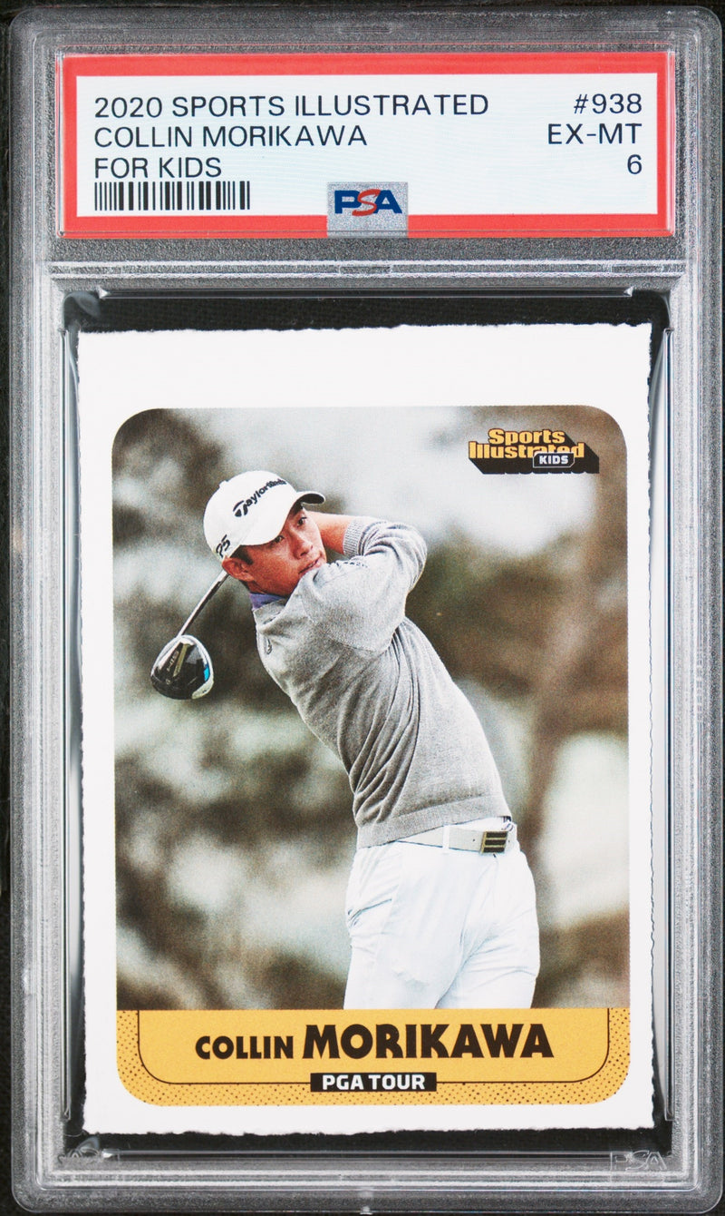 PSA 6 EX-MT Collin Morikawa 2020 S.I. For Kids #938 Rookie Card
