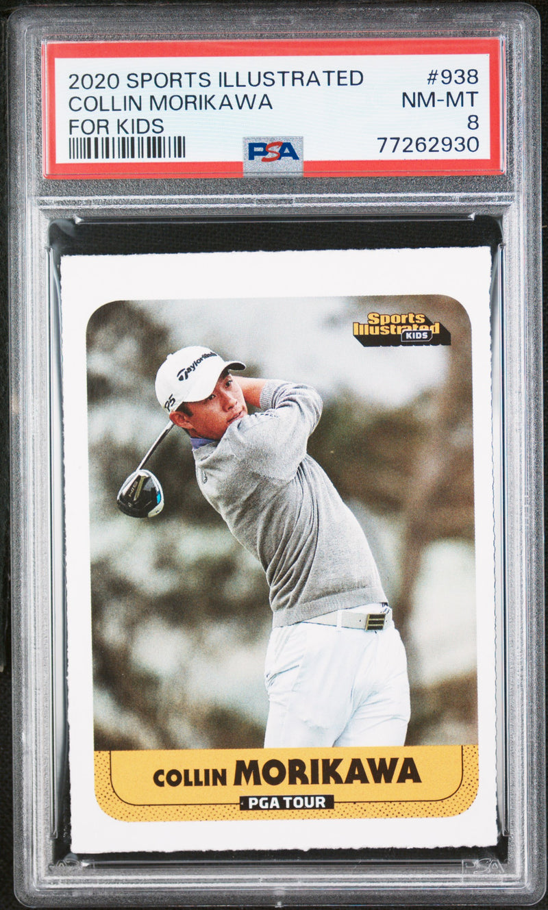 PSA 8 NM-MT Collin Morikawa 2020 S.I. For Kids #938 Rookie Card
