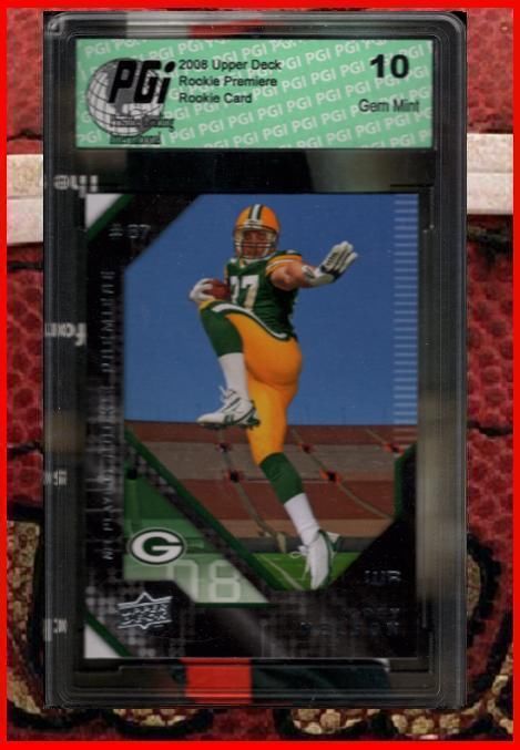 JORDY NELSON 2008 Upper Deck Rookie Premiere Card PGI 10