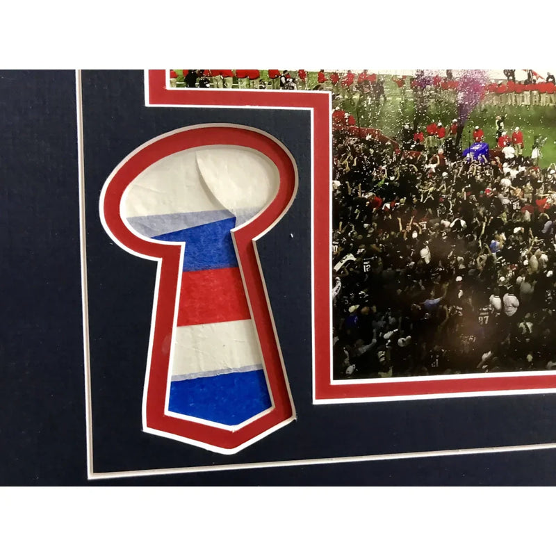 New England Patriots Super Bowl Champs Authentic Confetti Framed 16x20 Collage