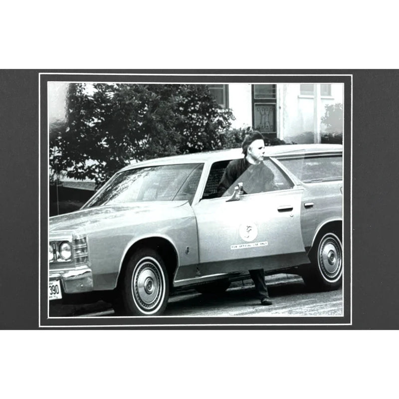 Nick Castle Autographed Michael Myers Halloween License Plate Framed Memorabilia JSA COA Signed