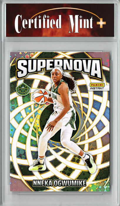 Certified Mint+ Nneka Ogwumike 2025 Panini Instant #SN-14 Supernova 3655 Made Rare Trading Card Seattle Storm