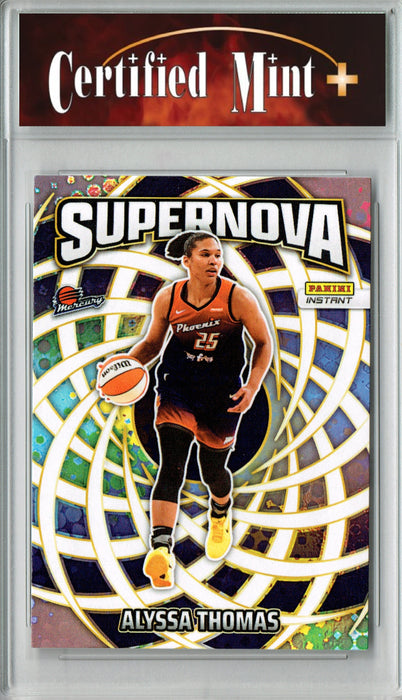Certified Mint+ Alyssa Thomas 2025 Panini Instant #SN-13 Supernova 3655 Made Rare Trading Card Phoenix Mercury