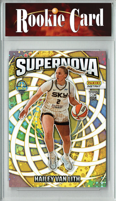 Certified Mint+ Hailey Van Lith 2025 Panini Instant #SN-21 Supernova 3655 Made Rookie Card Chicago Sky