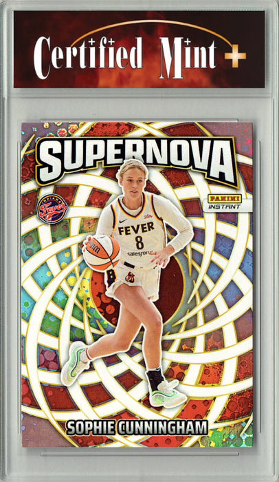 Certified Mint+ Sophie Cunningham 2025 Panini Instant #SN-20 Supernova 3655 Made Rare Trading Card Indiana Fever