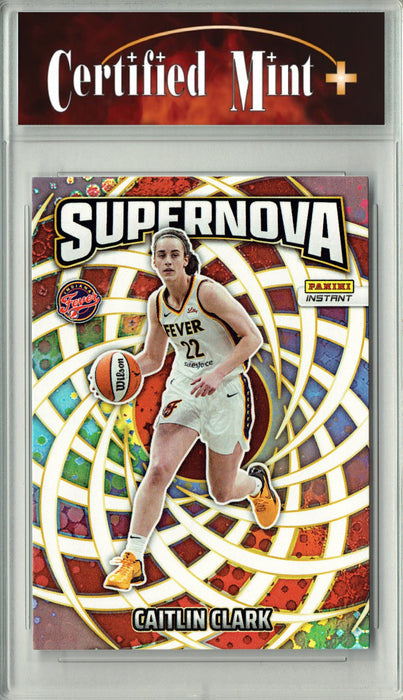 Certified Mint+ Caitlin Clark 2025 Panini Instant #SN-1 Supernova 3655 Made Rare Trading Card Indiana Fever