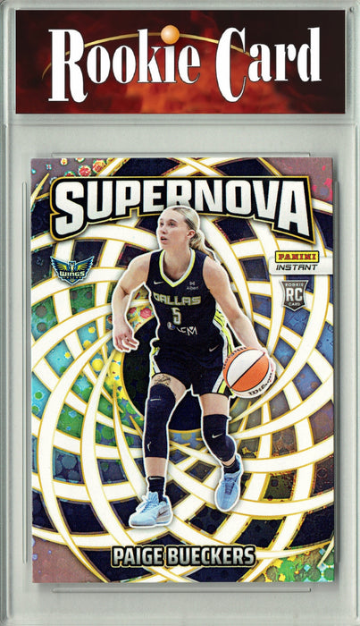 Certified Mint+ Paige Bueckers 2025 Panini Instant #SN-2 Supernova 3655 Made Rookie Card Dallas Wings